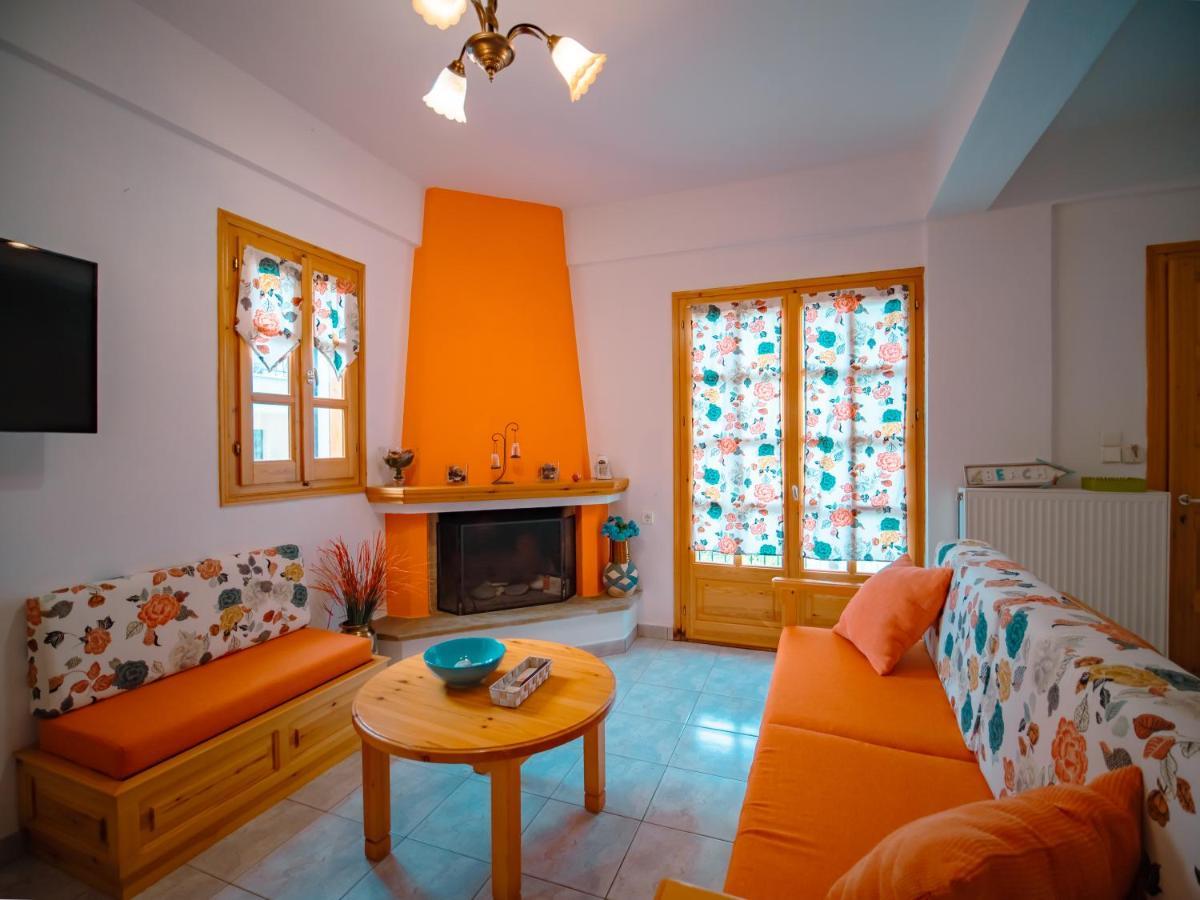 Orange House For Big Families In Damouchari - Delicious Houses Eksteriør billede